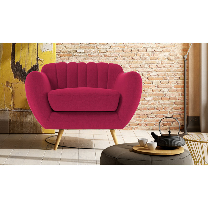 Katharine Upholstered Armchair, Ibiza Pink