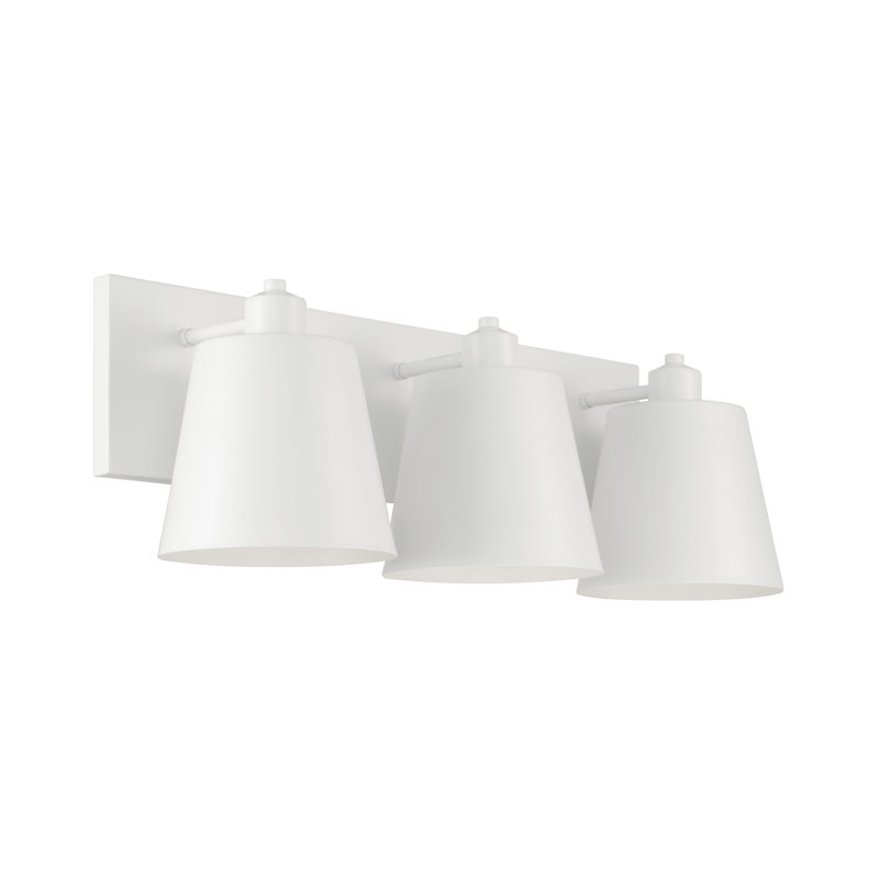 Alden 3 - Light Dimmable Vanity Light, Matte White