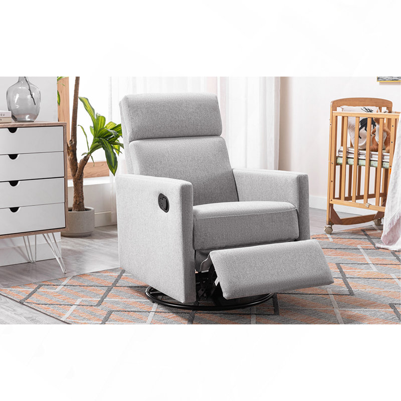 Swivel Recliner Chair - Gray