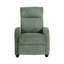 Fauteuil inclinable moderne à dossier en velours côtelé moelleux et confortable en bois massif 1pc-150589145