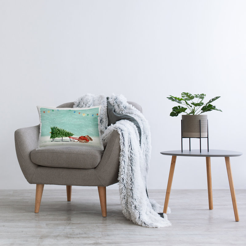 Coussin Merry Mouse, imprimé par Danielle Murray