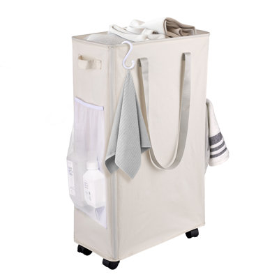 75L Laundry Basket With Wheel