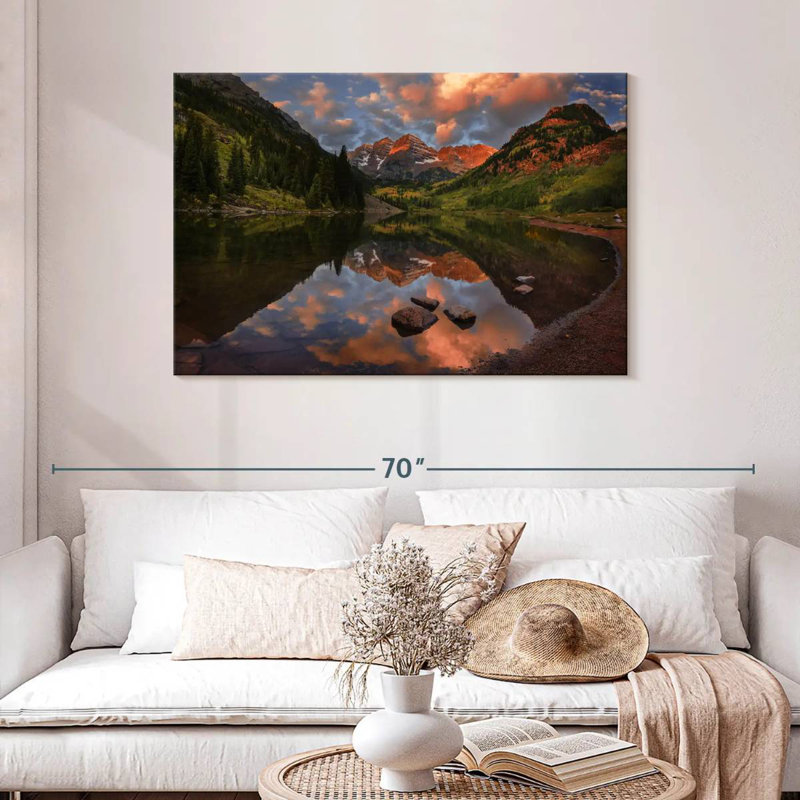 Alvord Maroon Bells Lake, H 30 po x l 45 po