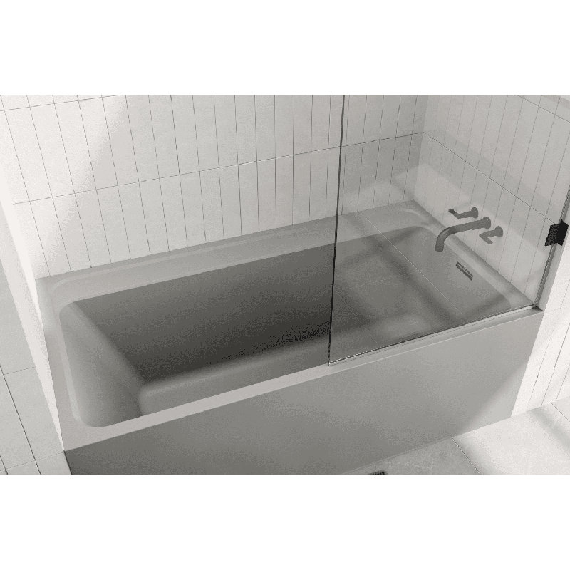 Lab 60'' L Freestanding Soaking Bathtub
