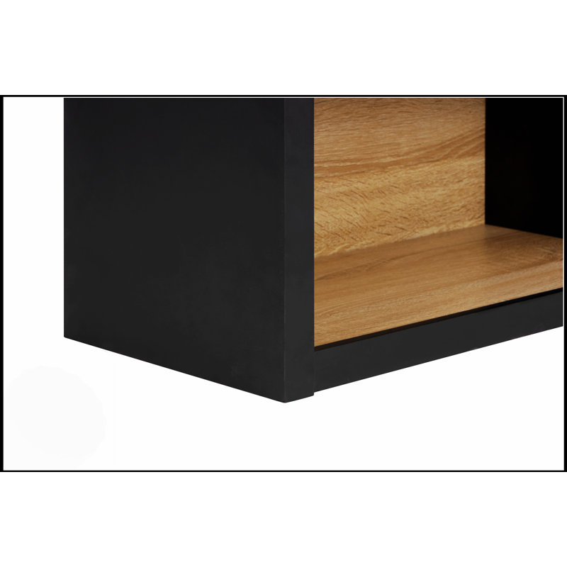4-Tier Black Arched Bookshelf, 43 Inch Tall With Spacious Storage Shelves For Modern And Classic Decor