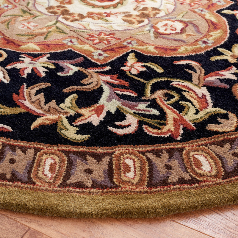 Alger Classic Hand Tufted Wool Oriental Rug, Round 8'