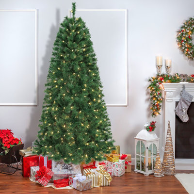 84' Lighted Pine Christmas Tree