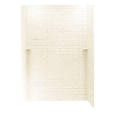 Solid Surface Three Panel Shower Wall