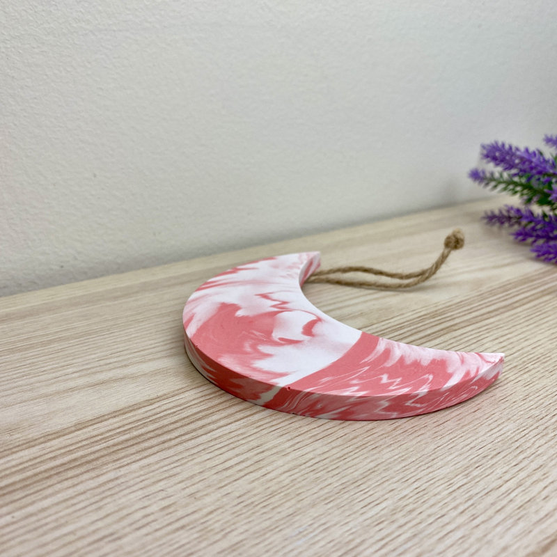 Moon Wall Hanging, Pink