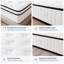 Matelas à ressorts hybride blanc de 12 pouces, taille simple, ressorts ensachés individuellement, respirant, confortable et supportant le dos-132489575