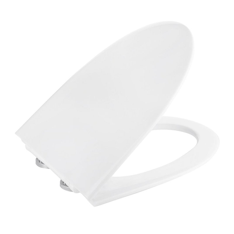 Reno Elongated Toilet Seat, Soft-Close & Quick-Release, White