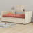 Upholstered Daybed With Pop Up Trundle-474977072