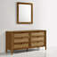 Miroir en bois Roundhill Furniture