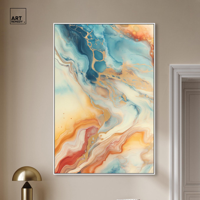 Art Remedy, Reproduction encadrée sans passe-partout, Blanc, H 55 po x l 37 po x P 1,8 po