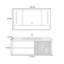 Armoire de salle de bain simple et moderne