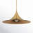 Lorient 1 - Light Dome Pendant in Warm Brass-1158455502