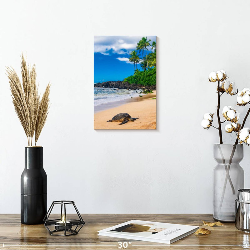 Brampt Honu Sea Turtle, 12" H x 8" W