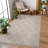 Naar Guros Area Rugs, Ivory/Trellis Accent Power Loom Machine -Crafted Rug-115038764