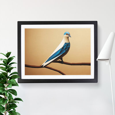 Amazing Dove Bird - Framed Print