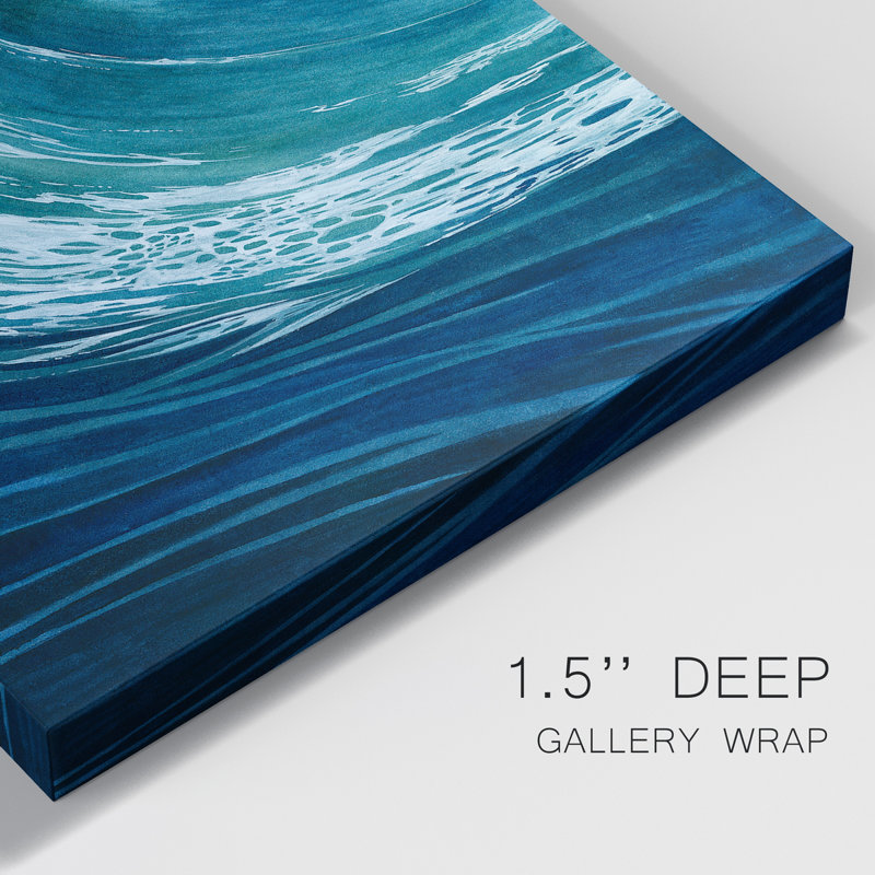 Sea Foam I - impression sur toile tendue, H 36 po x l 24 po x P 1 po