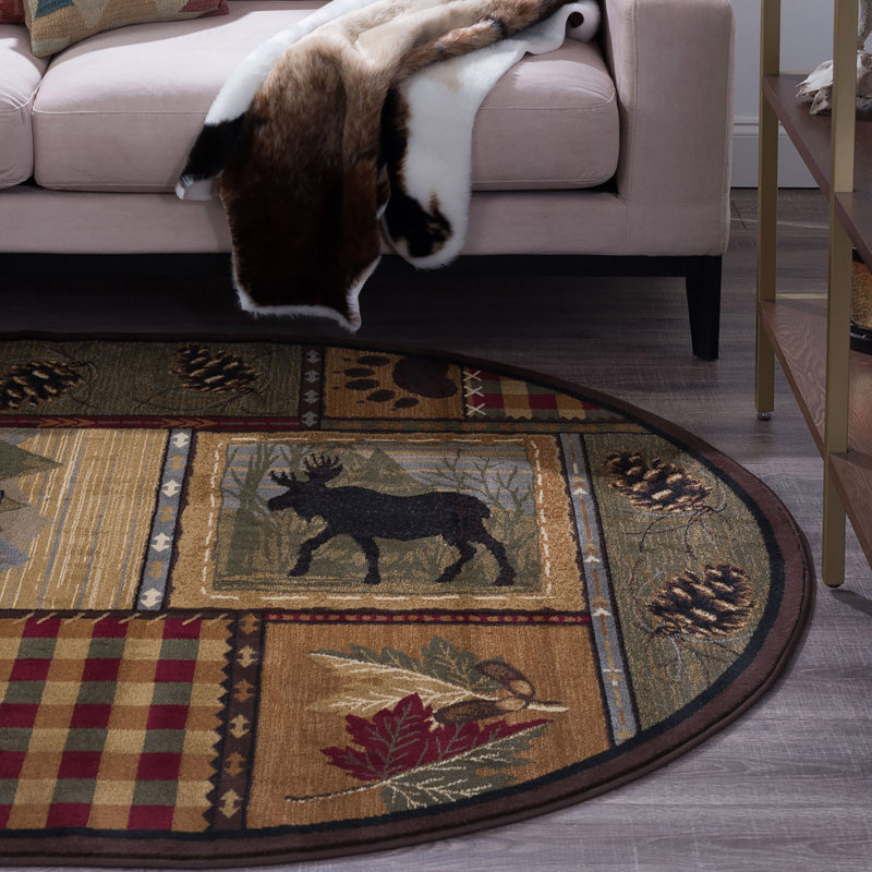 Alers Indoor Rug, Oval 3'11" x 5'3"