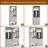 Freestanding 48" Closet System With 5 Wood Drawers ( Set Of 2 )-2037536197