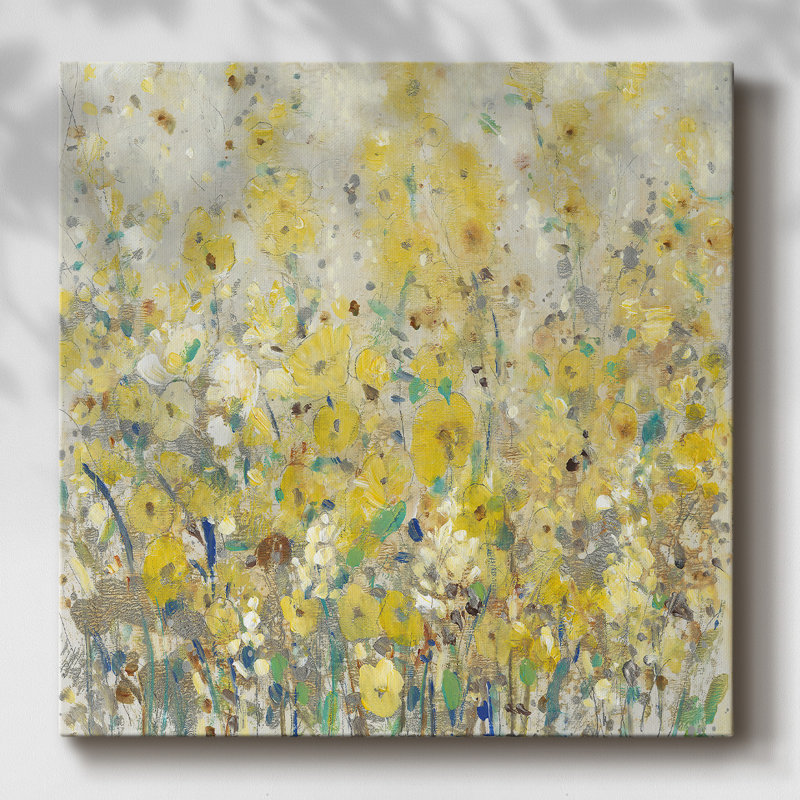 " Cheerful Garden II ", 40" H x 40" W x 1.5" D