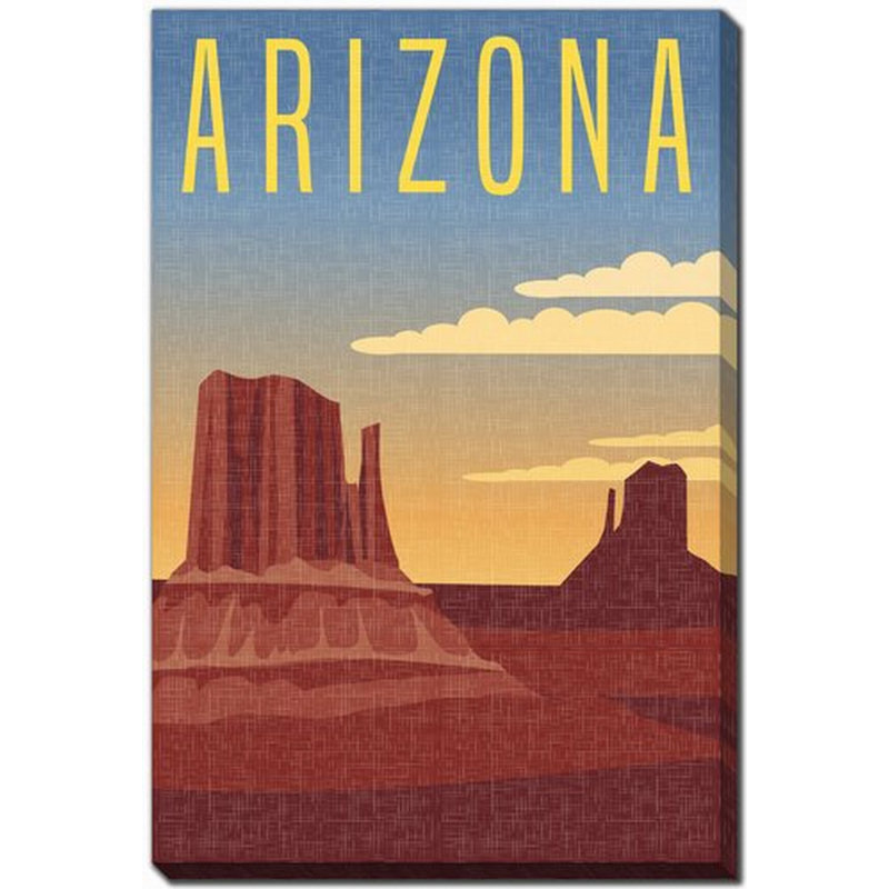 Affiche de l'Arizona State, H 28 po x l 22 po