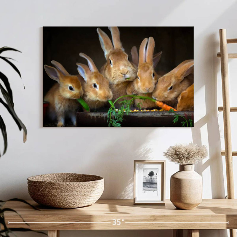 Brampt Bunny Dinner, 16" H x 24" W