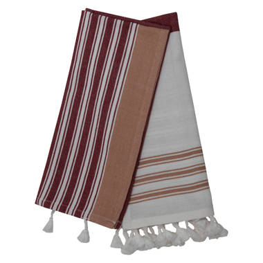 Tartan and Traditions Set of 2 Dish Towels with Decorative Tassels