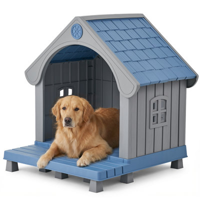 Plastic Portable Dog House,Dog House Outdoor Indoor Waterproof