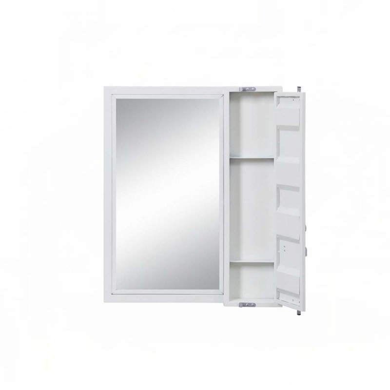 Miroir de salle de bain, Blanc