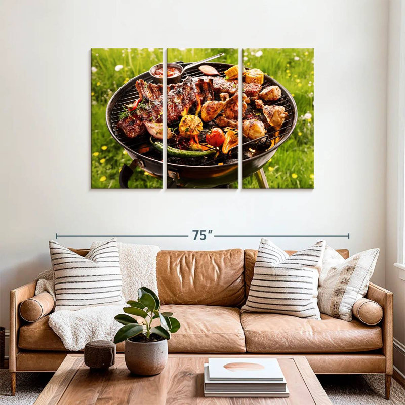 Outdoor Grilling, 36" H x 57" W