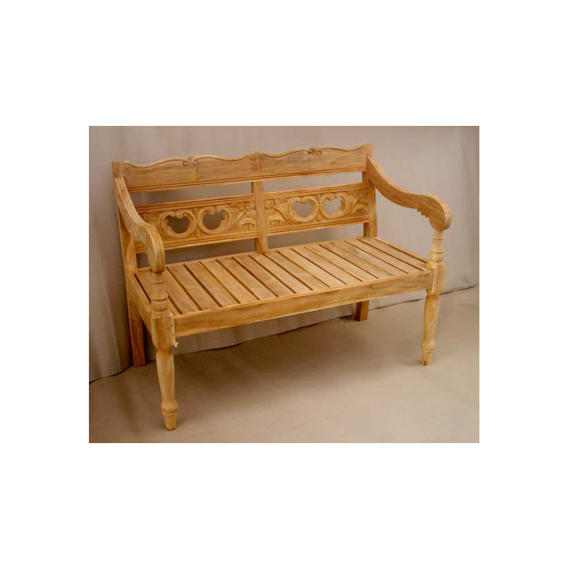 Banc de jardin teck Proulx