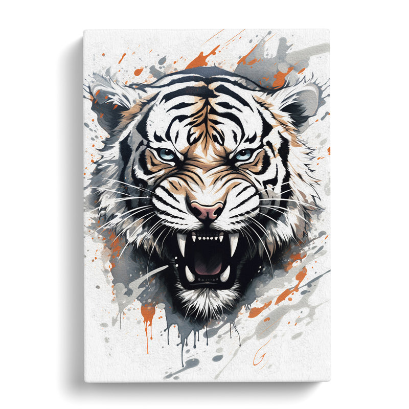 Tiger Line - No Frame Print, 60cm H x 40cm W x 3cm D