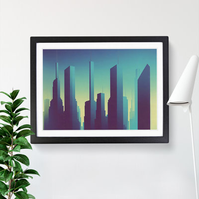 Glorious Skyscraper Skyline - Framed Print