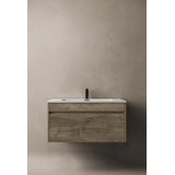 Frida 36'' Single Bathroom Vanity with Engineered Stone Top