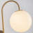 1-Light Mid-Century Modern Globe Wall Sconce