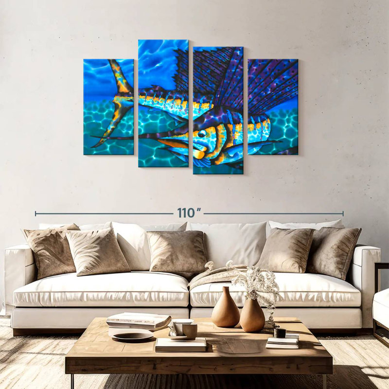 Brampt Atlantic Sailfish, 48" H x 75" W