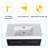 36 Inch Freestanding Bathroom Vanity With Resin Sink, With Soft Closing Door-737596705