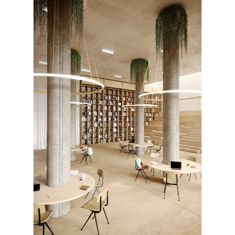 Circular 1 - Light LED Chandelier, White, White, 2700K