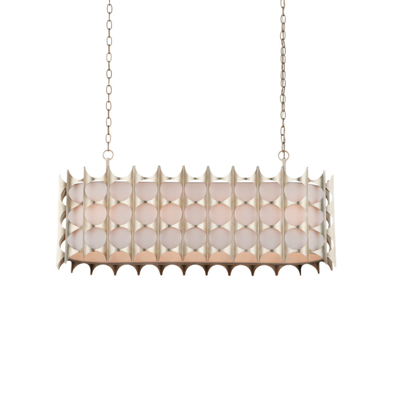 Lustre géométrique à 8 lumières Bardi