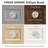 8 Pack Antique Brass Cabinet knobs Glass Cabinet Knobs and Pulls,Vintage Crystal Knobs for Dresser Drawer Cupboard