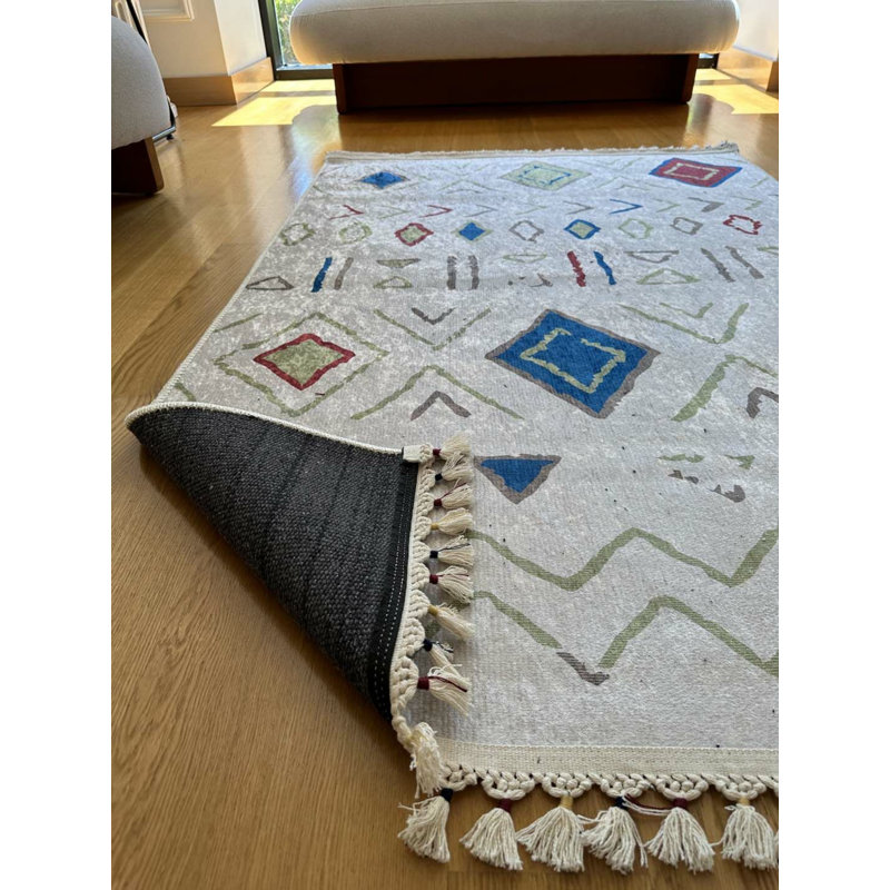 Tapis mathaï avec envers antidérapant, Tapis de couloir 3 pi 11 po x 11 pi 6 po