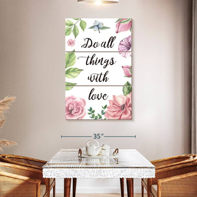 Tergel Do All Things With Love Quote III
