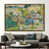 Gold Floater Framed