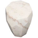 Monolith Marble Top End Table