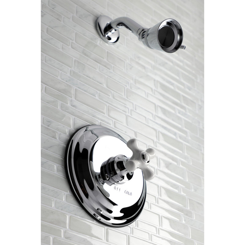 Robinet de douche à pression équilibrée Kingston, Chrome poli