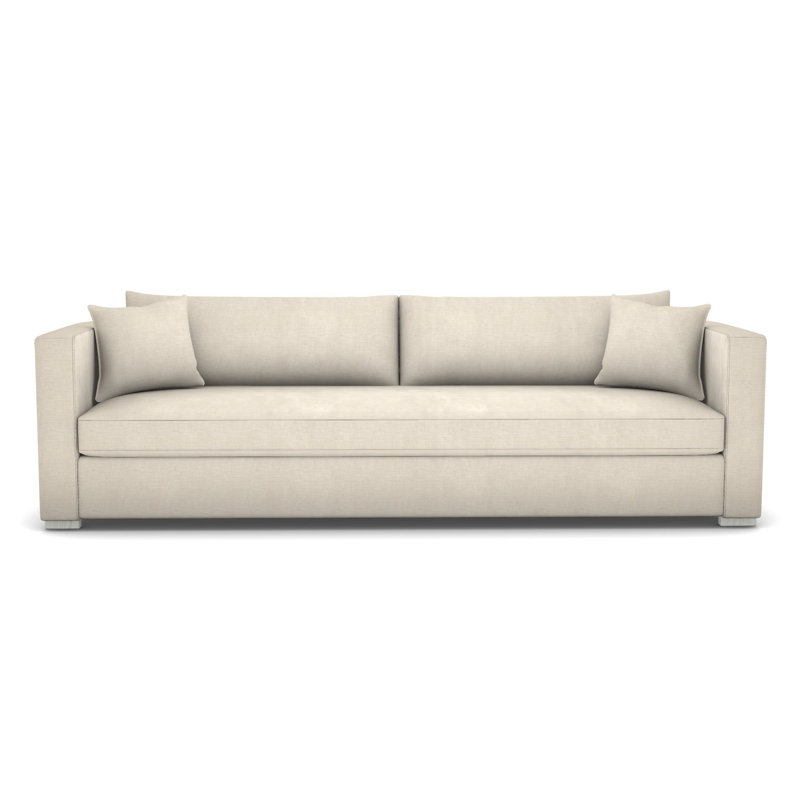 Brandt Bench Seat Extended Sofa, Casa Blanca, Tommy Flax