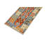 Tapis de couloir à motif géométrique en laine bleu / rouge / vert 2 pi 9 po x 6 pi 9 po Reidsville